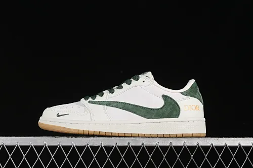 All categories Air Jordan Jordan series basketball shoes Air Jordan 1 Low High-end customized low-top sneakers Travis Scott x Fragment Design x Air Jordan 1 Low OG SP AJ1 Joe 1 Dior joint-fleece green hook low-top cultural casual sneakers JH6088-703